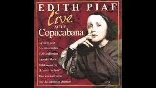 Les Trois Cloches Live at the Copacabana  Edith Piaf [upl. by Ahsinrev]