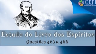 135 Estudo do Livro dos Espíritos  questões 463 a 466 [upl. by Alvis]