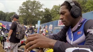 GoPro HD James Stewart Full Moto 2  RedBud MX Lucas Oil Pro Motocross Championship 2013 [upl. by Hezekiah]