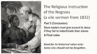 The Religious Instruction Of The Negros part 5 [upl. by Llerrad]