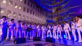 Elvis Shmelvis live on The ONE Show 8th Jan 14 [upl. by Etnuaed]