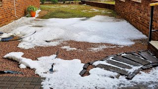 Hail storm and rain in Nylstroom and Parys in South Africa [upl. by Stieglitz]