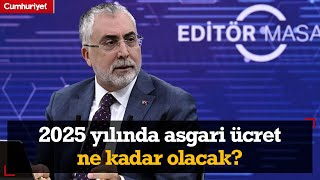 2025 yılında asgari ücret ne kadar olacak Bakan Vedat Işıkhan açıkladı [upl. by Airdnal]