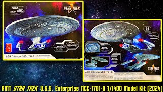 AMT STAR TREK The Next Generation USS Enterprise NCC1701D 11400 Scale Model Kit 2024 [upl. by Caundra12]