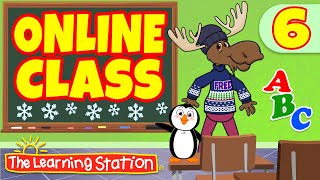 Online  Virtual Class Learning 6 ♫ Move amp Freeze Learning FUN ♫ Kids Songs by The Learning Station [upl. by Dohsar]