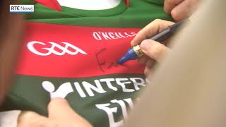 Pope signs Mayo jersey [upl. by Jorry]