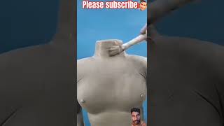 Makhan Chor Krishna 😂🎂 How to make Clay Krishna Idols makhanchor krishna gopal makingkrishna [upl. by Otanod]