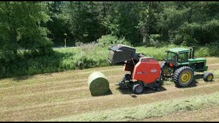 Baling amp Wrapping Baleage [upl. by Bowyer199]