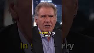 Harrison Ford STORMS OUT On Jimmy Kimmel starwars harrisonford hansolo shorts chewbacca [upl. by Arlan]