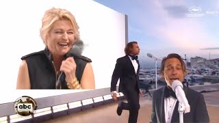 Bertrand Chameroy parodie Slimane à lEurovision Fait le Show sur C à Vous en Direct de Cannes [upl. by Yelnik]