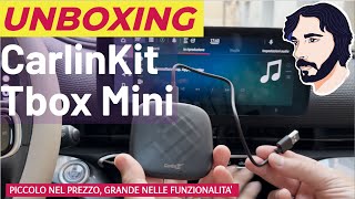 CarlinKit 2023 MINI AI Box aggiornare lauto con CarPlay Wireless ora costa molto meno [upl. by Eirojram855]