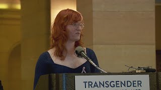 Transgender Day of Remembrance vigil at MN Capitol FULL [upl. by Airegin]