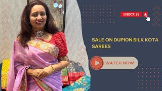 sale on dupion silk kota sarees  Neelias [upl. by Shushan]