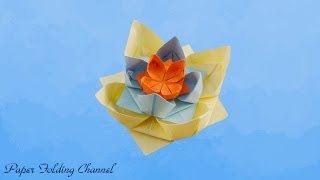 Origami Water Lily [upl. by Nosrac]