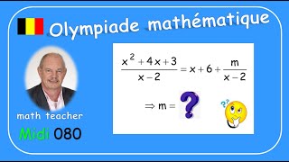 Olympiade mathématique 2024 Midi 080 [upl. by Nilak]