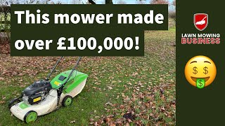 This mower made my lawn mowing business over £100000 Etesia Pro 46 evolution review [upl. by Zitvaa580]