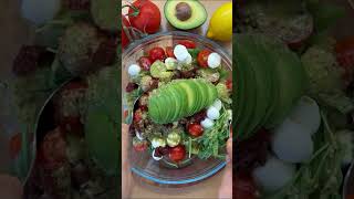 Colorful Tossed Salad wellnessover50 healthandwellness food avocado brainhealth [upl. by Lebna815]