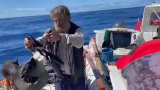 Footage released of lost Australian sailor rescue [upl. by O'Donnell]