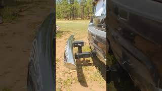 Bumper Guard amp Dual Hitch Receiver Riser amp Front Brush Guard For When At Campsites [upl. by Eelyram]