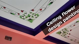 ceiling flower design [upl. by Horatius]