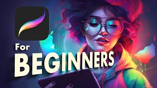 Procreate Tutorial for Beginners First steps [upl. by Kirt747]