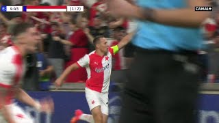 Christos Zafeiris Goal Slavia Praha Vs Lille 10 All Goals Results Extended Highlights [upl. by Vedi]