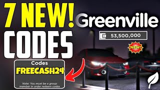 ⚠️NEW UPDATE CODES⚠️ GREENVILLE CODES  GREENVILLE CODES 2024  CODES FOR GRENVILLE [upl. by Langer]