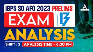 IBPS AFO Exam Analysis 2023  IBPS AFO Analysis 2023  IBPS AFO Asked Questions amp Cut Off [upl. by Nnaycart]