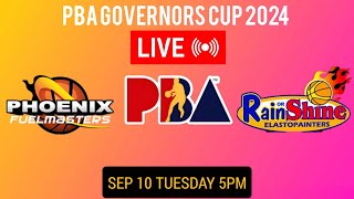 PHOENIX vs RAIN OR SHINE  2024 PBA GOVERNORS CUP LIVE Scoreboard [upl. by Yeltihw]