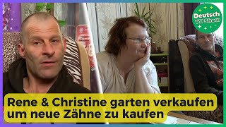 Armes Deutschland Rene amp Christine hat ein Schwimmbad garten verkaufen um neue Zähne zu kaufen [upl. by Aerua305]