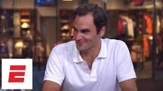 2018 US Open Roger Federer interview I have no plans to retire  ESPN [upl. by Libys]