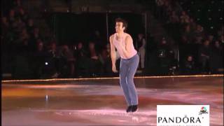 Pandora Unforgettable Moments of Love on Ice Ryan Bradley skates to quotFootloosequot [upl. by Rabi709]