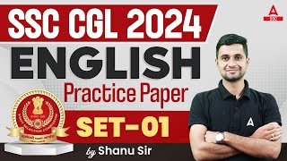 SSC CGL 2024  SSC CGL English Classes By Shanu Sir  SSC CGL English Practice Paper Set 1 [upl. by Brose]