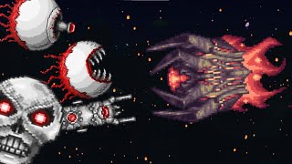 Terraria Mechanical Bosses Vs Calamitas Clone Tmodloader 144 Smash Bros Boss Fight [upl. by Zaid]