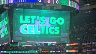 Boston Celtics Intro 2025 Banner Night vs New York Knicks TD Garden 10222024 [upl. by Midas]