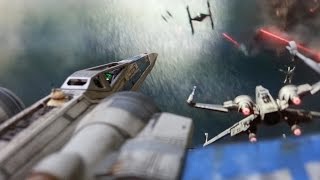 Star Wars The Force Awakens  Bandai 172 Resistance XWing Fighter [upl. by Camilia]