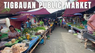 FILIPINO PUBLIC MARKET TOUR TIGBAUAN PUBLIC MARKET  Walking Tour [upl. by Siegel710]