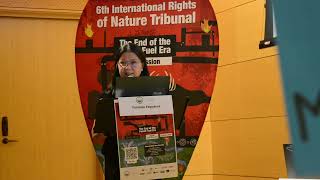 Yolanda Esguerra  Oil spills in the Philippines  6th International Rights of Nature Tribunal [upl. by Aihtnys]