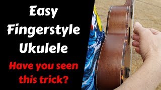 Easy Fingerstyle Ukulele  Fingerpicking Patterns First Beginner lesson tutorial  Play two songs [upl. by Fawne]