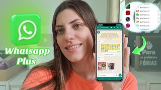 WHATSAPP PLUS O MELHOR WHATSAPP MODIFICADO LINK DIRETO ðŸ”¥ðŸ˜± [upl. by Shantee63]