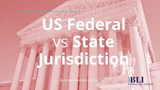 Federal vs State Jurisdiction in the US [upl. by Aidam]