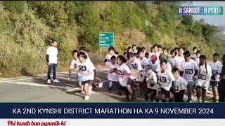 Wer ka JS Kynshi District Sha ka 2nd Kynshi District Marathon Ka ban long ha ka 9 November 2024 [upl. by Alf190]