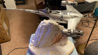 Revell 124 N1 Starfighter Mandalorian build part 3 [upl. by Nitsug337]