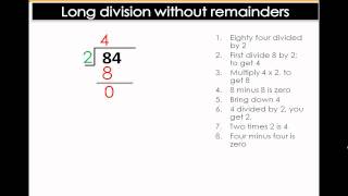 Long Division with No Remainders  Easy Math Division Lesson 5th amp 6th Grade Math [upl. by Ahsilac]