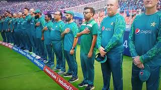 India vs Pakistan National anthem at Ahmedabad stadiun india in world cup [upl. by Colner799]