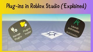 Plugins in Roblox Studio Explained [upl. by Dorian]