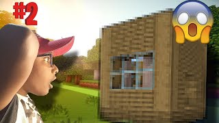 je construit ma maison🤣aventure minecraft 2 [upl. by Avirt]