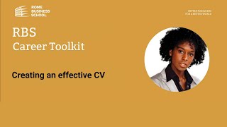 Career Toolkit  Creating an effective CV [upl. by Pillihp]