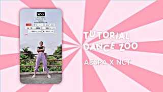 ZOO — NCT x AESPA Dance Tutorial crtiktok [upl. by Sisi]