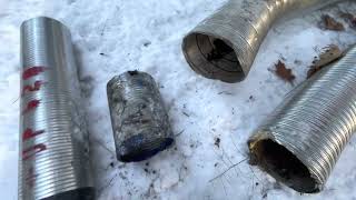 Stainless steel chimney liner comparison must watch  4 types of liners  cheap vs best [upl. by Aret379]